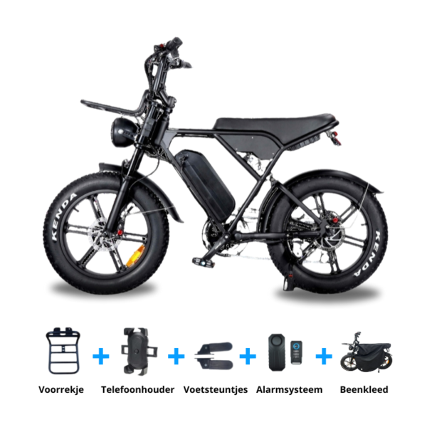 Ouxi H9 Zwart Fatbike